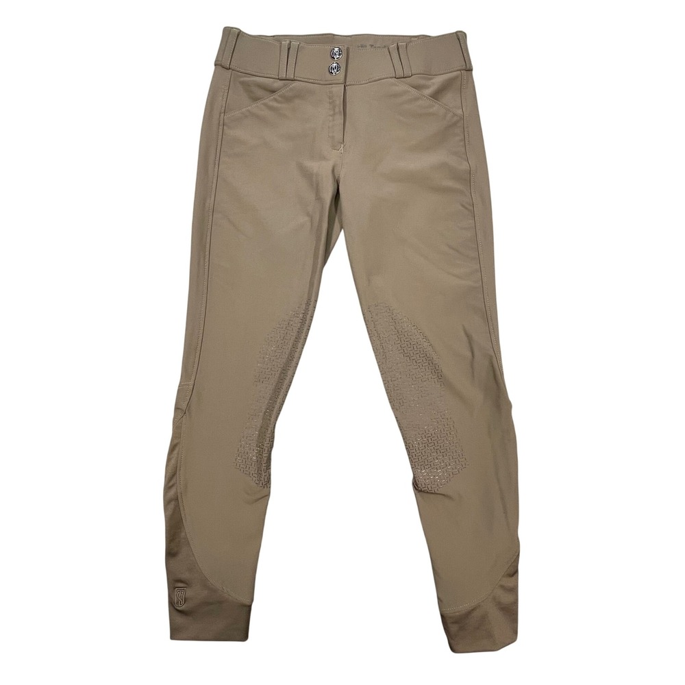 Tredstep Tan Silicone Knee Patch Equestrian Breeches Women 26